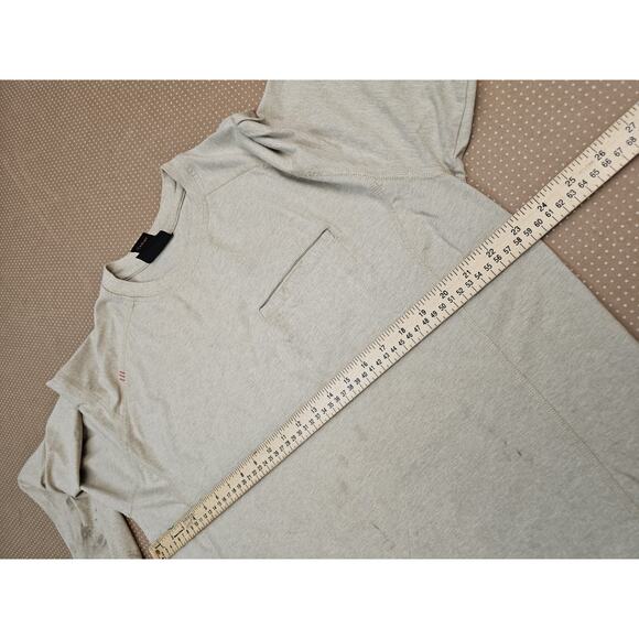 Ariat FR Shirt Utility Flame Resistant Long Sleeve Workwear Beige Men's Large - Picture 11 of 16